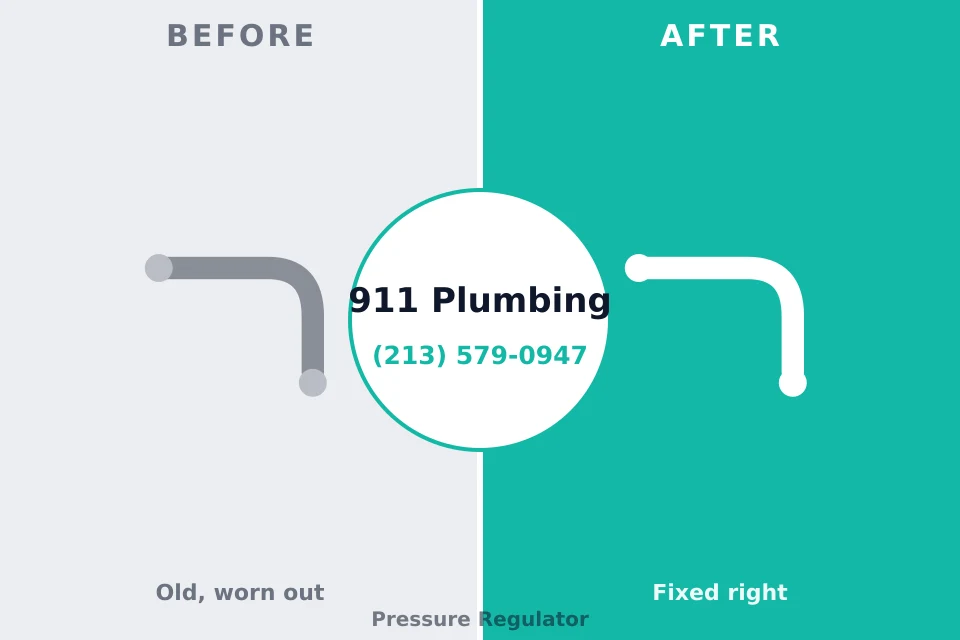 Before and after: plumbing repair East Franklin, NJ